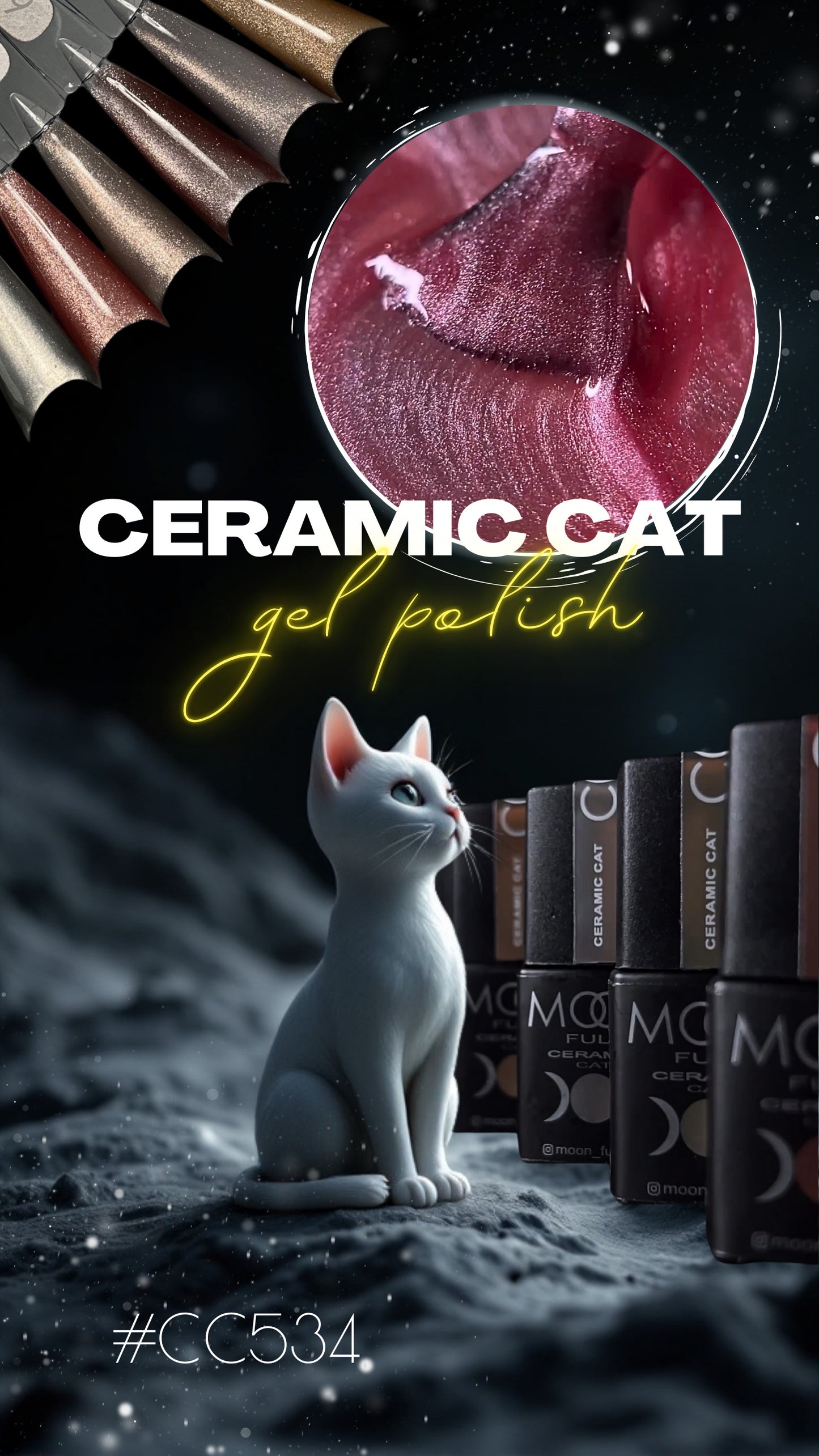 Ceramic Cat Gel Polish Collection