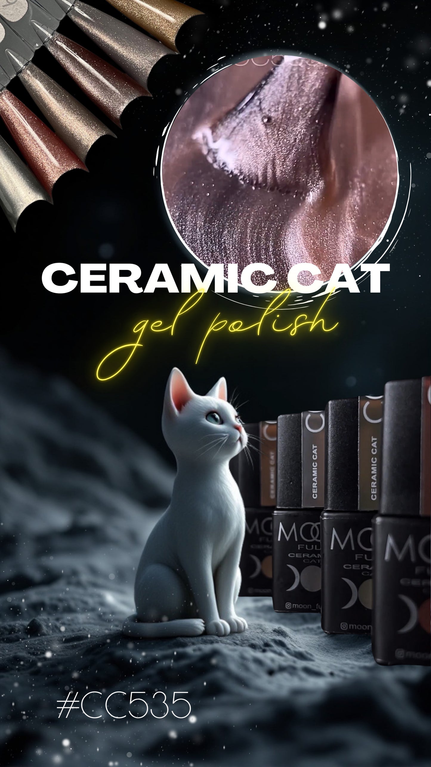 Ceramic Cat Gel Polish Collection