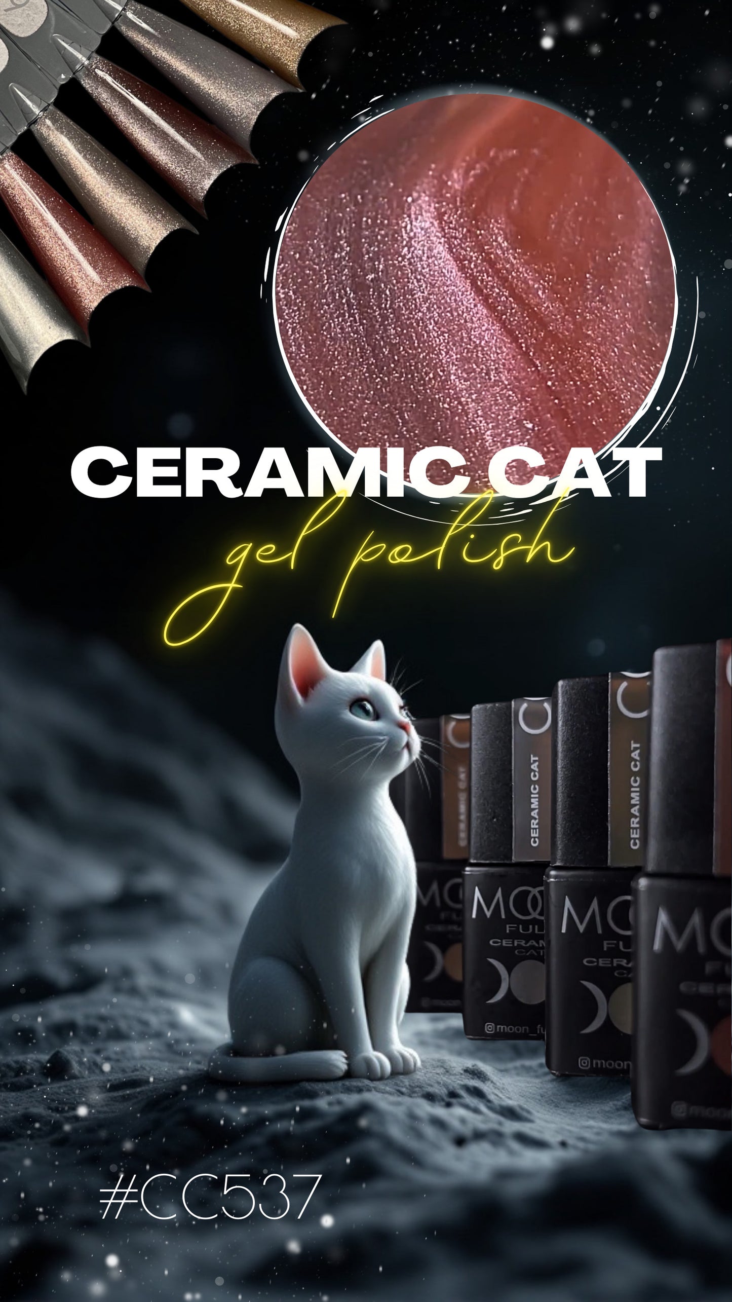 Ceramic Cat Gel Polish Collection