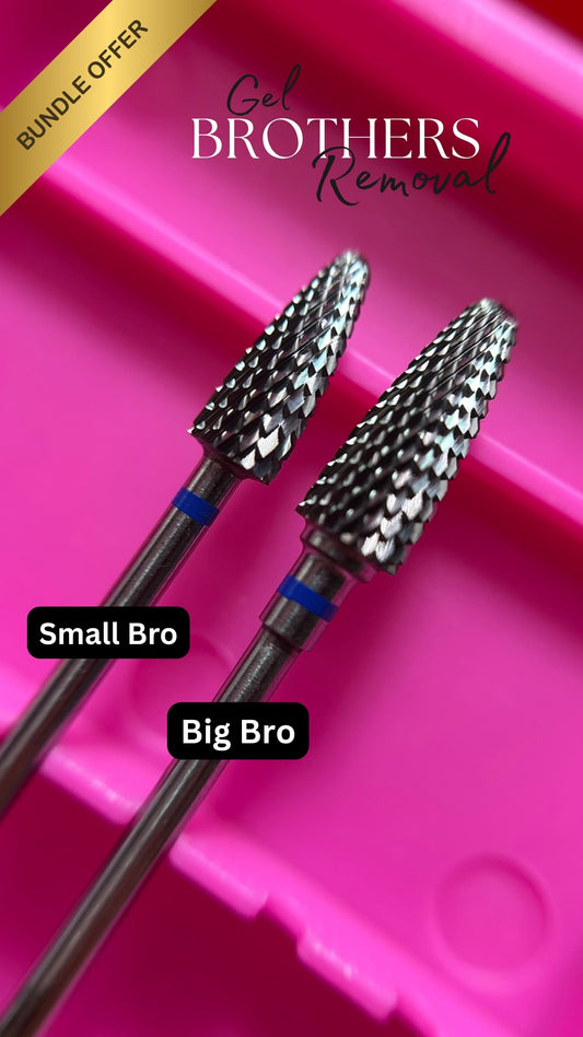 Gel Brothers Removal | Carbide Nail Drill Bits Bundle - Remove Hard Gel Quickly and Safely