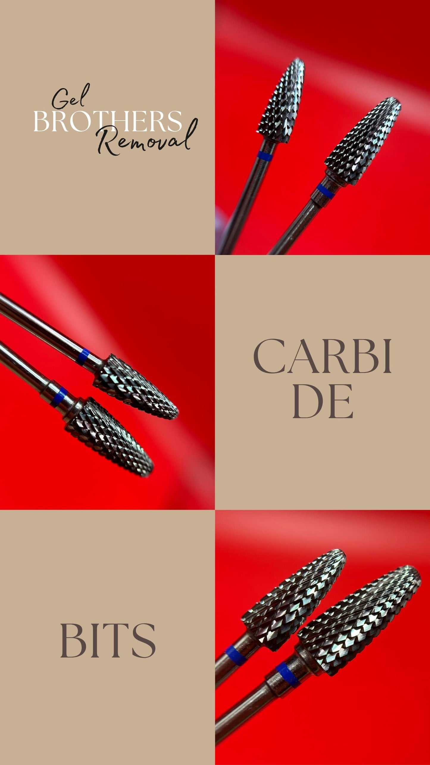 Gel Brothers Removal | Carbide Nail Drill Bits  - Remove Hard Gel Quickly and Safely