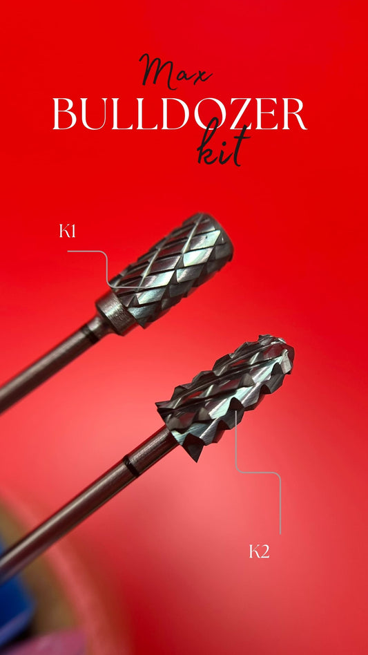 Max Bulldozer | Carbide Nail Drill Bit - Remove Acrylic Volume Fast