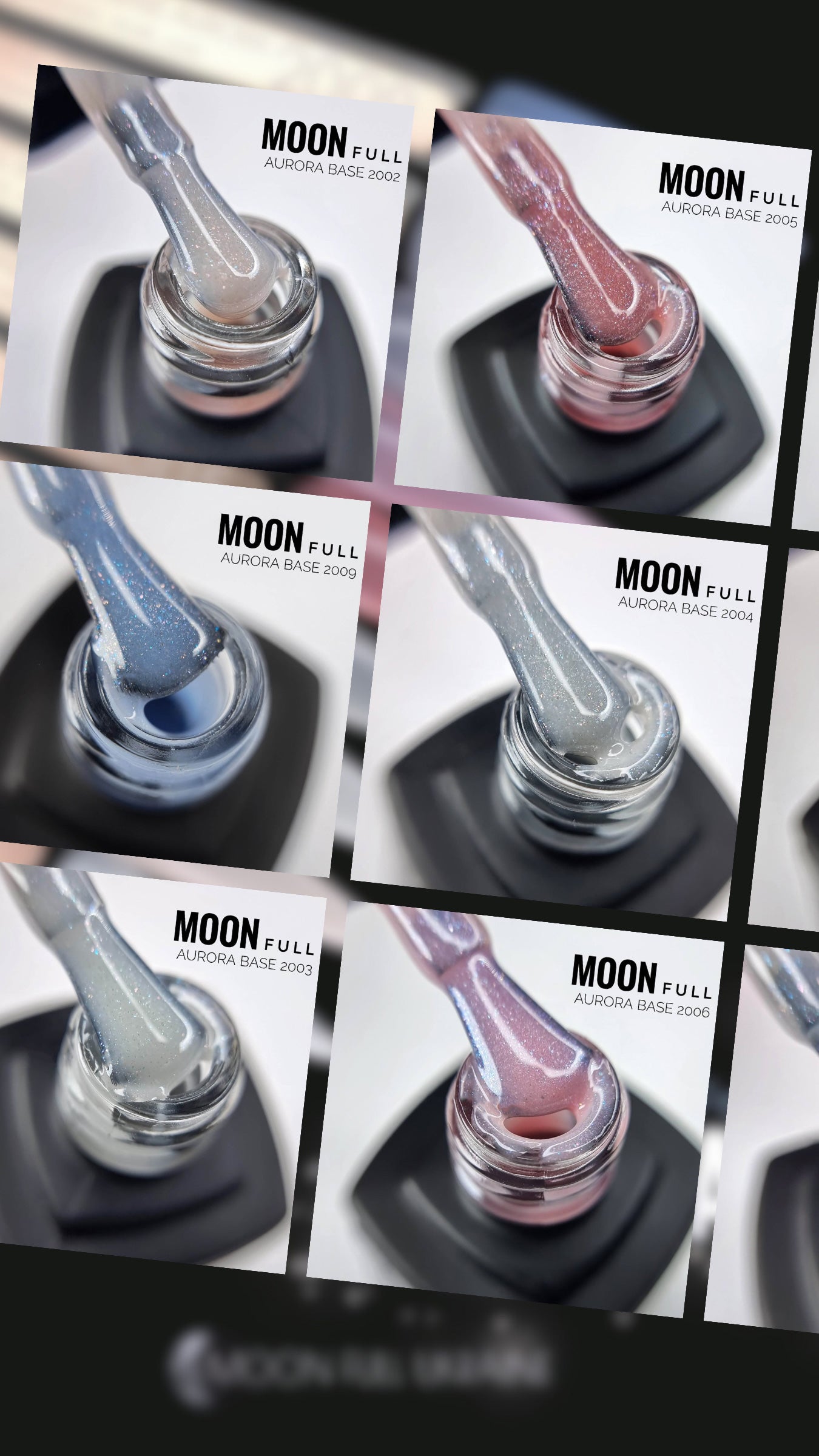AURORA Cover Shimmer Rubber Base Collection