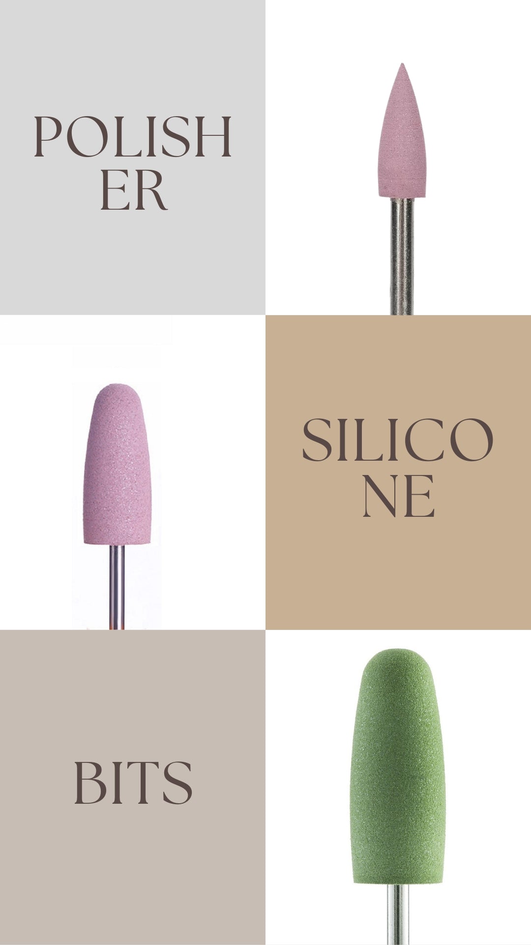Silicone Polisher Bits