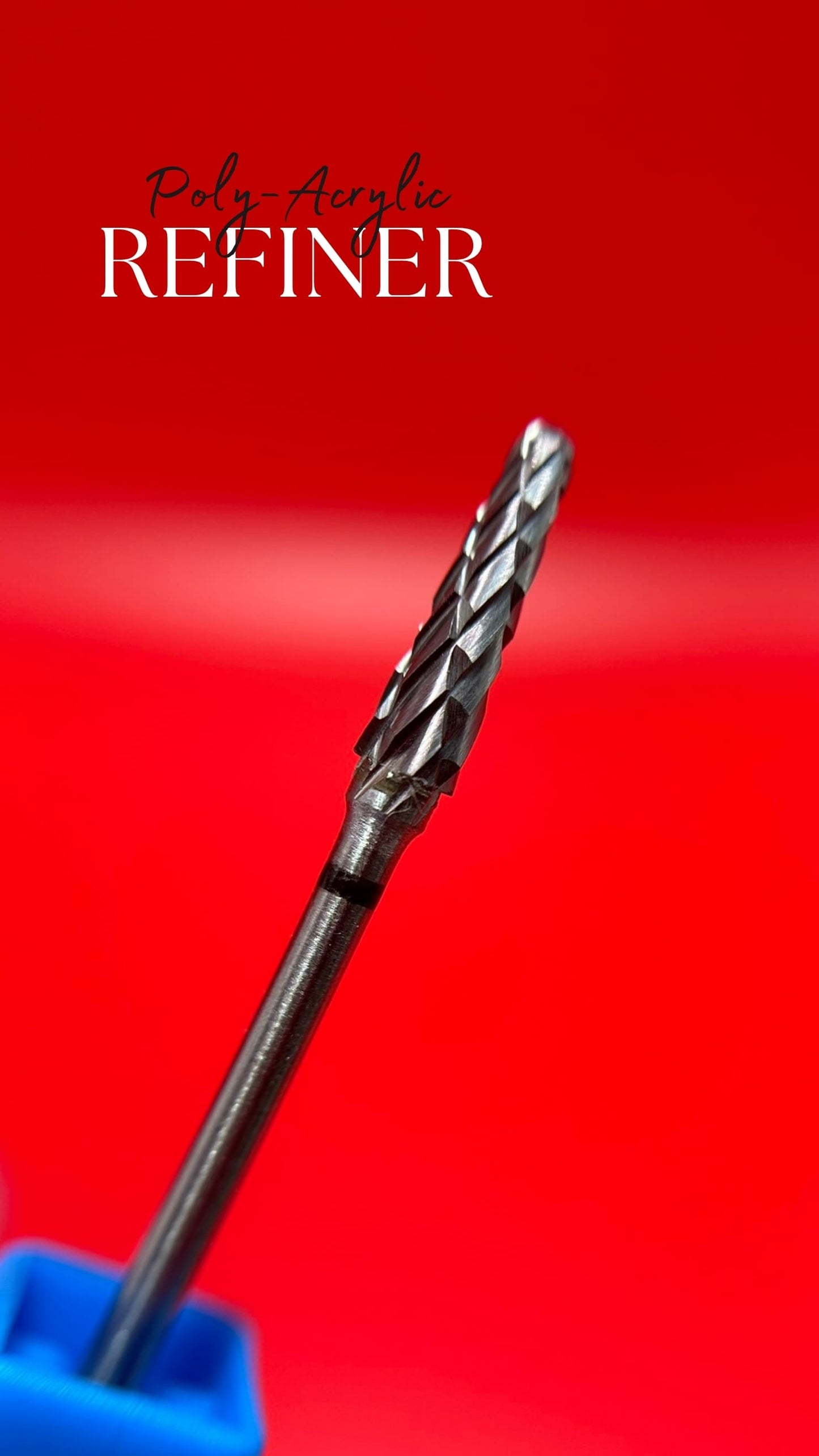 Poly-Acrylic Refiner | Carbide Nail Drill Bit - Remove Acrylic Hard Gel Quickly