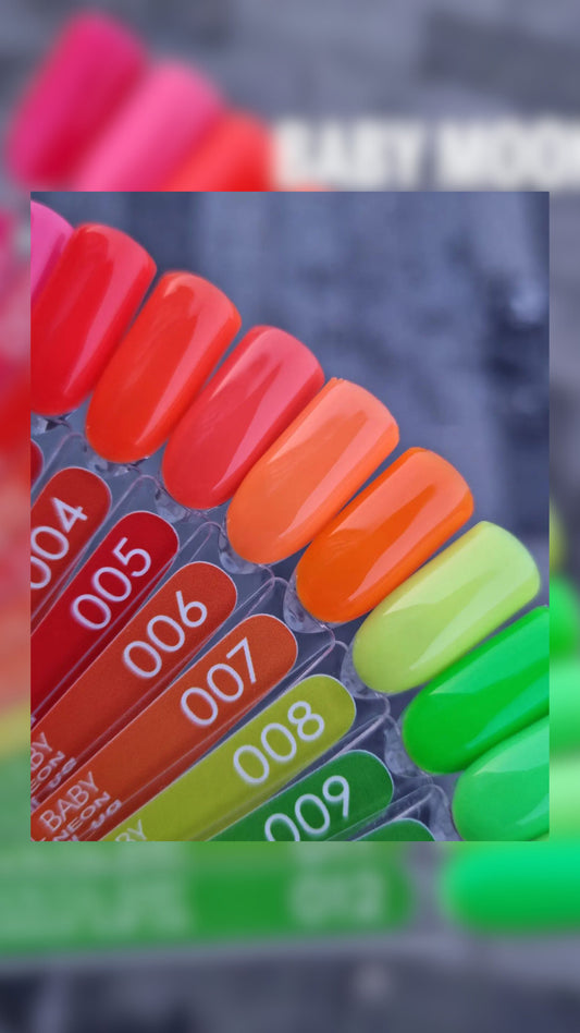 Neon "BABY MOON" Gel Polish Collection